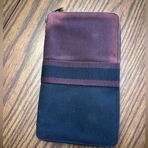 Hermes Hers line long zip organizer wallet
